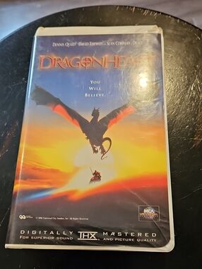 Universal Dragonheart VHS Movie Cassette Tape - Used